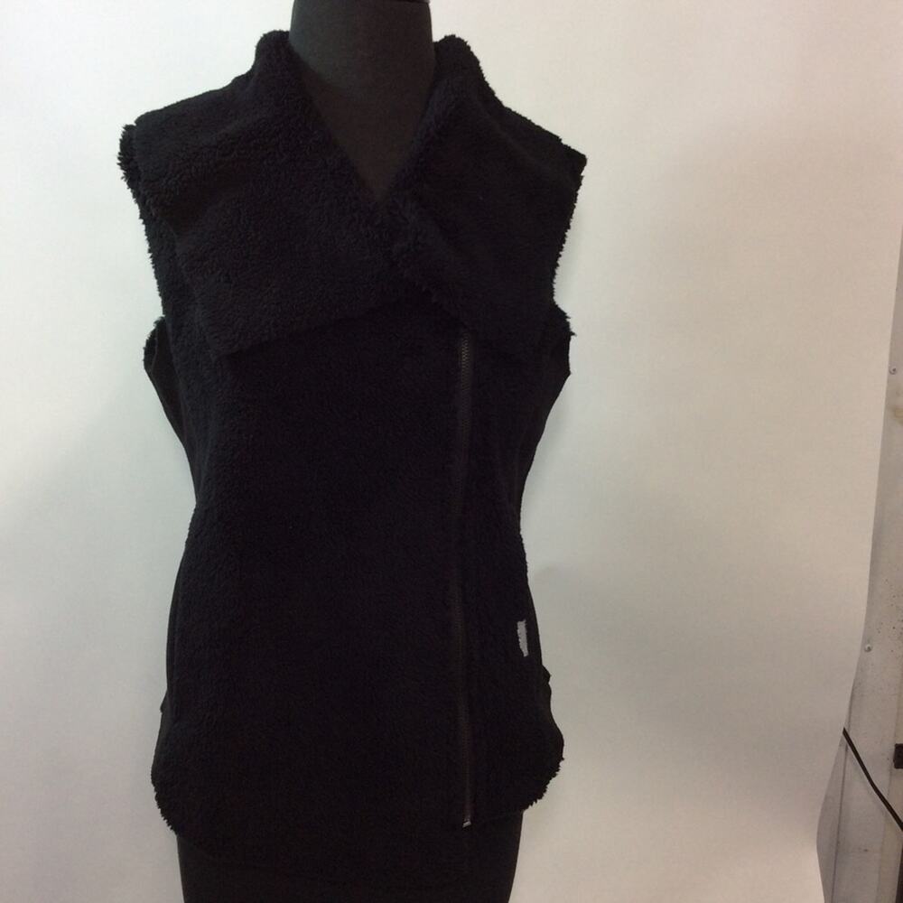 Head Black Vest Small Asymmetrical Zip Front